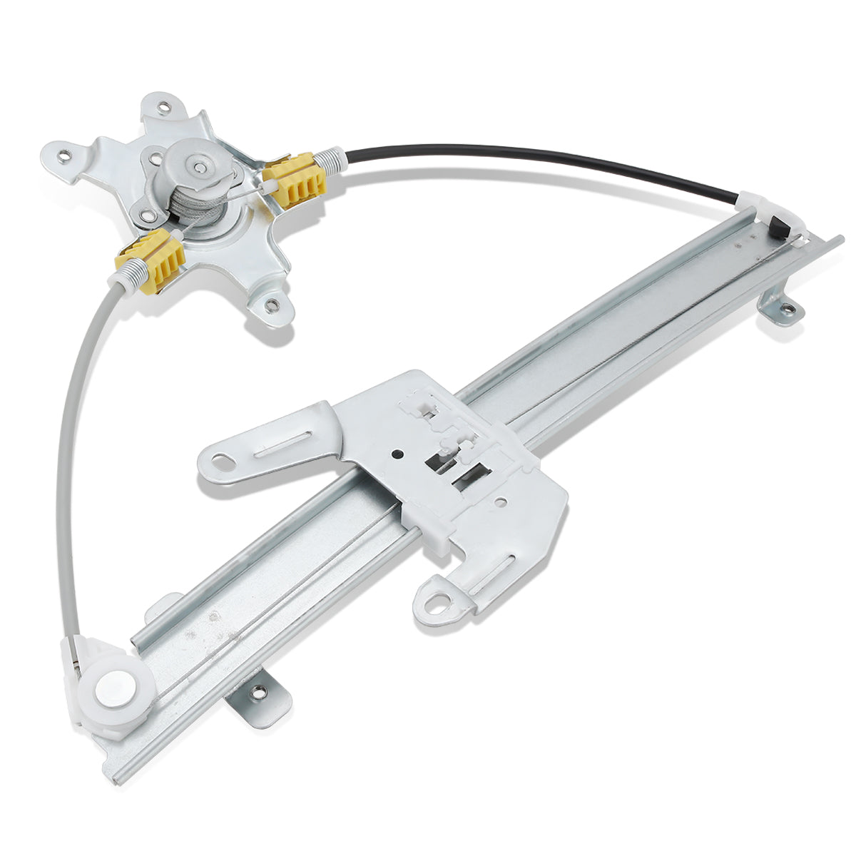 REGULADOR DE VENTANA WINDOW MOTORS & REGULATORS - METALLIC - 91-94 NISSAN SENTRA/91-12 NISSAN TSURU SEDAN / WAGON - METALLIC - BARE STEEL/PLASTIC