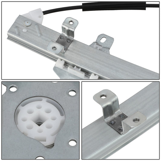 REGULADOR DE VENTANA WINDOW MOTORS & REGULATORS - METALLIC - 98-01 NISSAN ALTIMA - METALLIC - BARE STEEL/PLASTIC