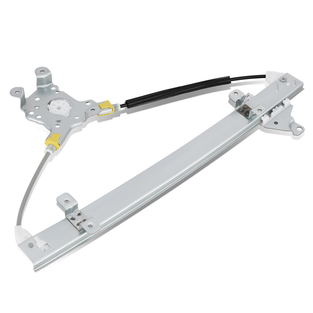 REGULADOR DE VENTANA WINDOW MOTORS & REGULATORS - METALLIC - 07-13 NISSAN TIIDA/07-13 NISSAN VERSA - FITS HATCHBACK MODELS ONLY - METALLIC - BARE STEEL/PLASTIC