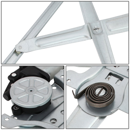 REGULADOR DE VENTANA WINDOW MOTORS & REGULATORS - METALLIC - 96-98 TOYOTA 4RUNNER - METALLIC - BARE STEEL/PLASTIC