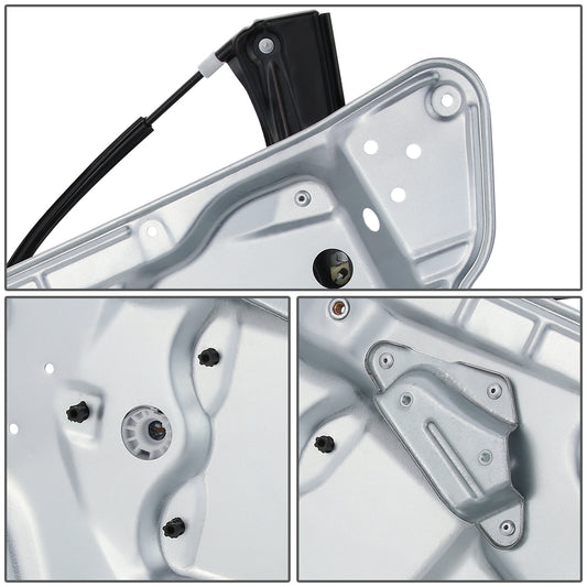 REGULADOR DE VENTANA WINDOW MOTORS & REGULATORS - METALLIC - 06-08 VOLKSWAGEN PASSAT - METALLIC - BARE STEEL/PLASTIC