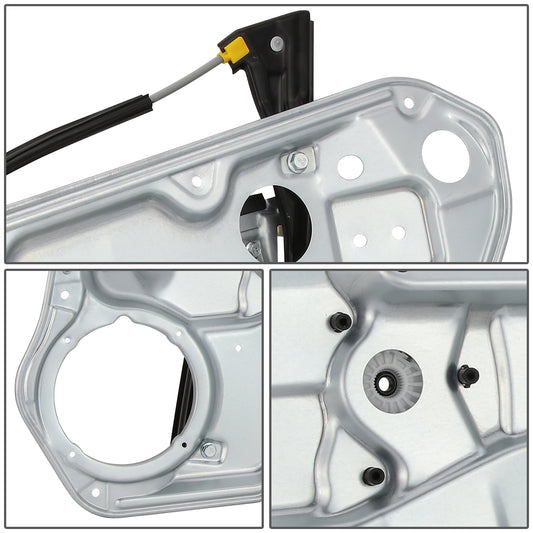 REGULADOR DE VENTANA WINDOW MOTORS & REGULATORS - METALLIC - 05 VOLKSWAGEN BORA/99-07,10 VOLKSWAGEN GOLF/99-06 VOLKSWAGEN JETTA - METALLIC - BARE STEEL/PLASTIC