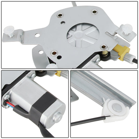 REGULADOR DE VENTANA WINDOW MOTORS & REGULATORS - METALLIC - 02-10 FORD EXPLORER/07-10 FORD EXPLORER SPORT TRAC/03-05 LINCOLN AVIATOR/02-10 MERCURY MOUNTAINEER - METALLIC - BARE STEEL/PLASTIC