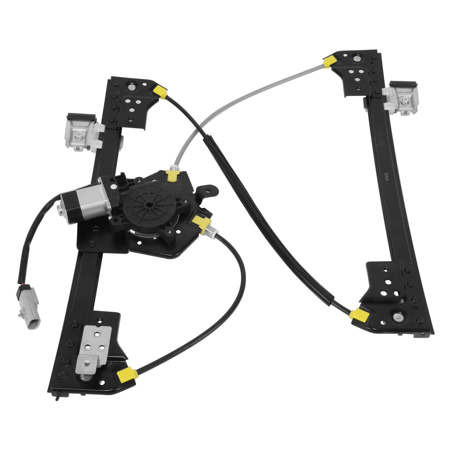 REGULADOR DE VENTANA WINDOW MOTORS & REGULATORS - CHRYSLER 300 2005-2010 / DODGE CHARGER 2006-2010 / DODGE MAGNUM 2005-2008 - EXC. ANTI-PINCH - W/ 2 WIRES - W/O ONE TOUCH UP - METALLIC - BARE STEEL / PLASTIC