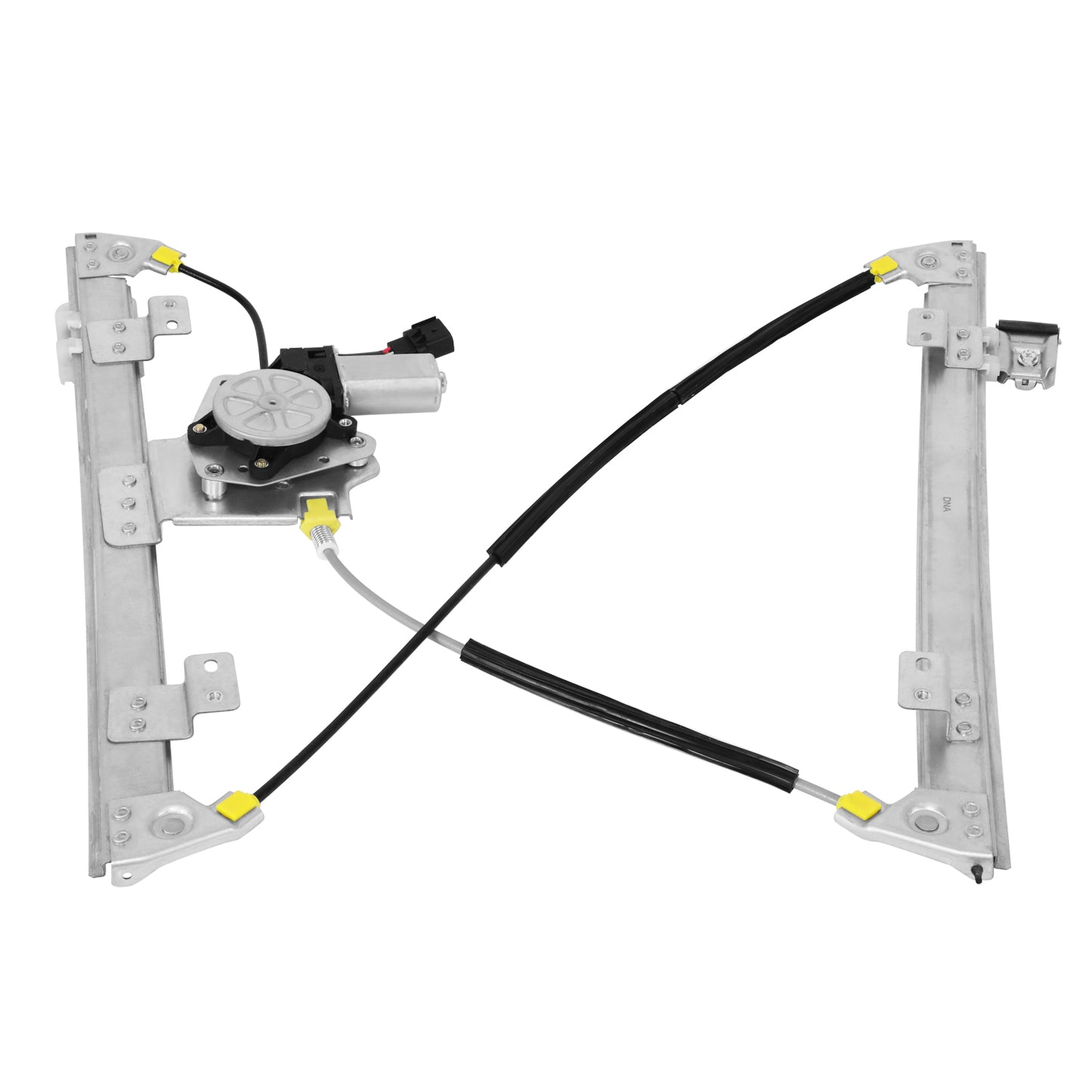 REGULADOR DE VENTANA WINDOW MOTORS & REGULATORS - CHRYSLER TOWN & COUNTRY 2008-2016 / DODGE GRAND CARAVAN 2008-2020 / RAM C/V 2012-2015 - W/ 6PIN CONNECTOR - W/ AUTO-UP - METALLIC - BARE STEEL / PLASTIC