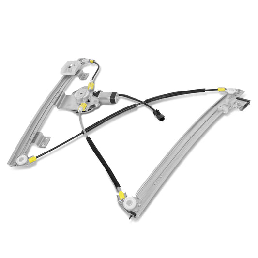 REGULADOR DE VENTANA WINDOW MOTORS & REGULATORS - CHRYSLER TOWN & COUNTRY 2008-2016 / DODGE GRAND CARAVAN 2008-2020 / RAM C/V 2012-2015 - W/ 2PIN CONNECTOR - METALLIC - BARE STEEL / PLASTIC