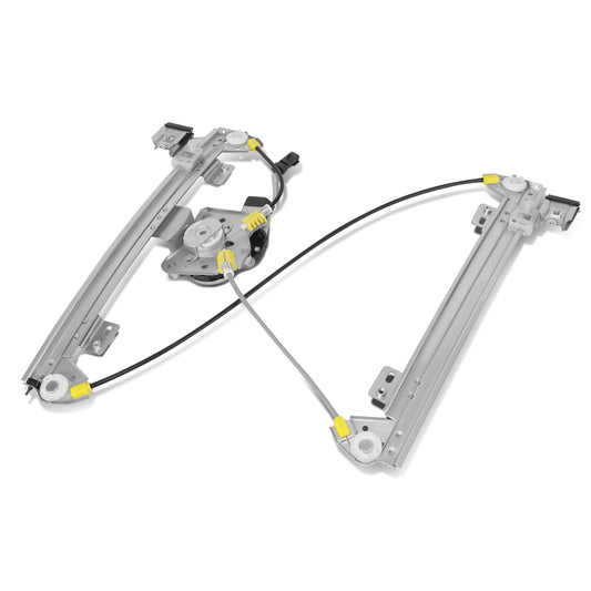 REGULADOR DE VENTANA WINDOW MOTORS & REGULATORS - CHRYSLER SEBRING 2007-2010 - SEDAN - W/ 2PIN CONNECTOR - METALLIC - BARE STEEL / PLASTIC