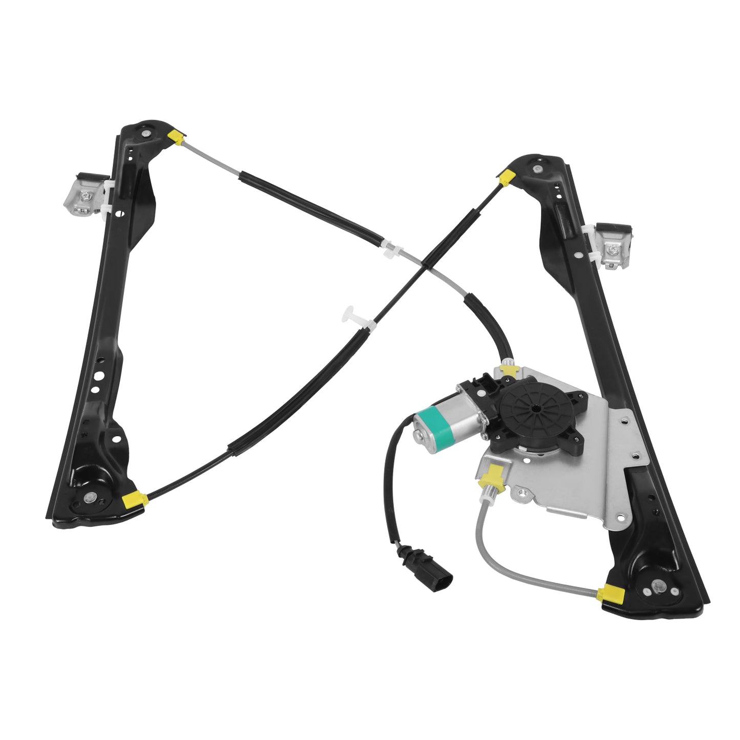 REGULADOR DE VENTANA WINDOW MOTORS & REGULATORS - FORD FOCUS 2000-2007 - 2DR HATCHBACK - METALLIC - BARE STEEL / PLASTIC