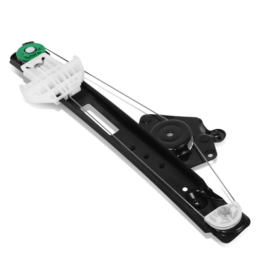 REGULADOR DE VENTANA WINDOW MOTORS & REGULATORS - FORD FOCUS 2000-2007 - POWERED WINDOWS; LX, SE, ZX4, ZX5, ZXW - METALLIC - BARE STEEL / PLASTIC