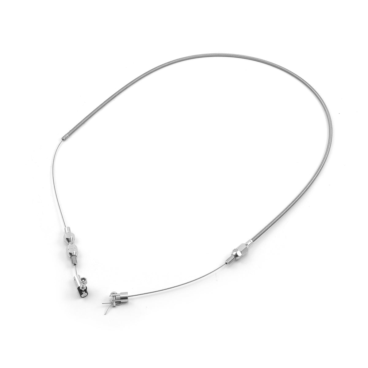 36" Braided Stainless Steel Throttle Cable