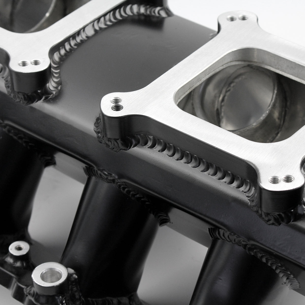 Chevy GM LS3 Fabricated EFI Twin Throttle Body Intake Manifold Black