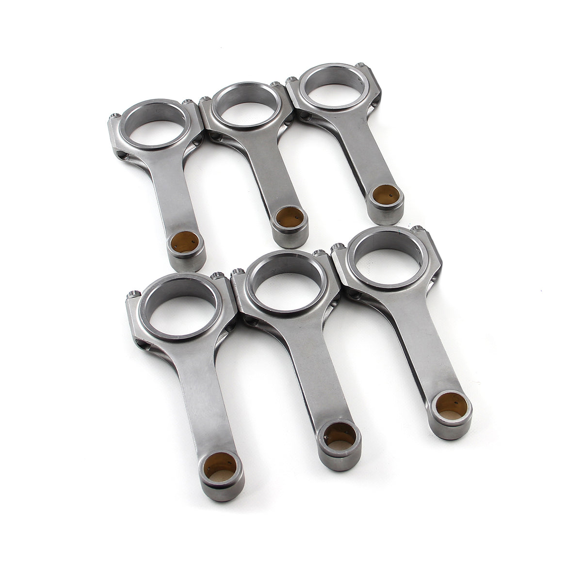 H Beam 6.000 2.000 .927 Bronze Bush 4340 Connecting Rods Chevy 194 230 292