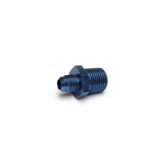 Straight 1/2" NPT to -6 AN Male Flare Aluminum Adapter Fitting