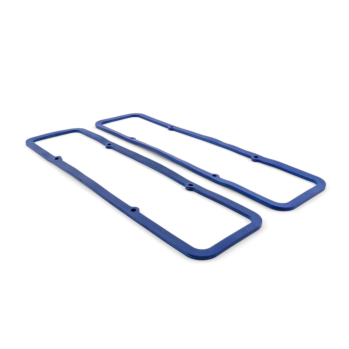 Chevy SBC 350 1955-85 Rubber w/Steel Core Valve Cover Gasket Set - Blue
