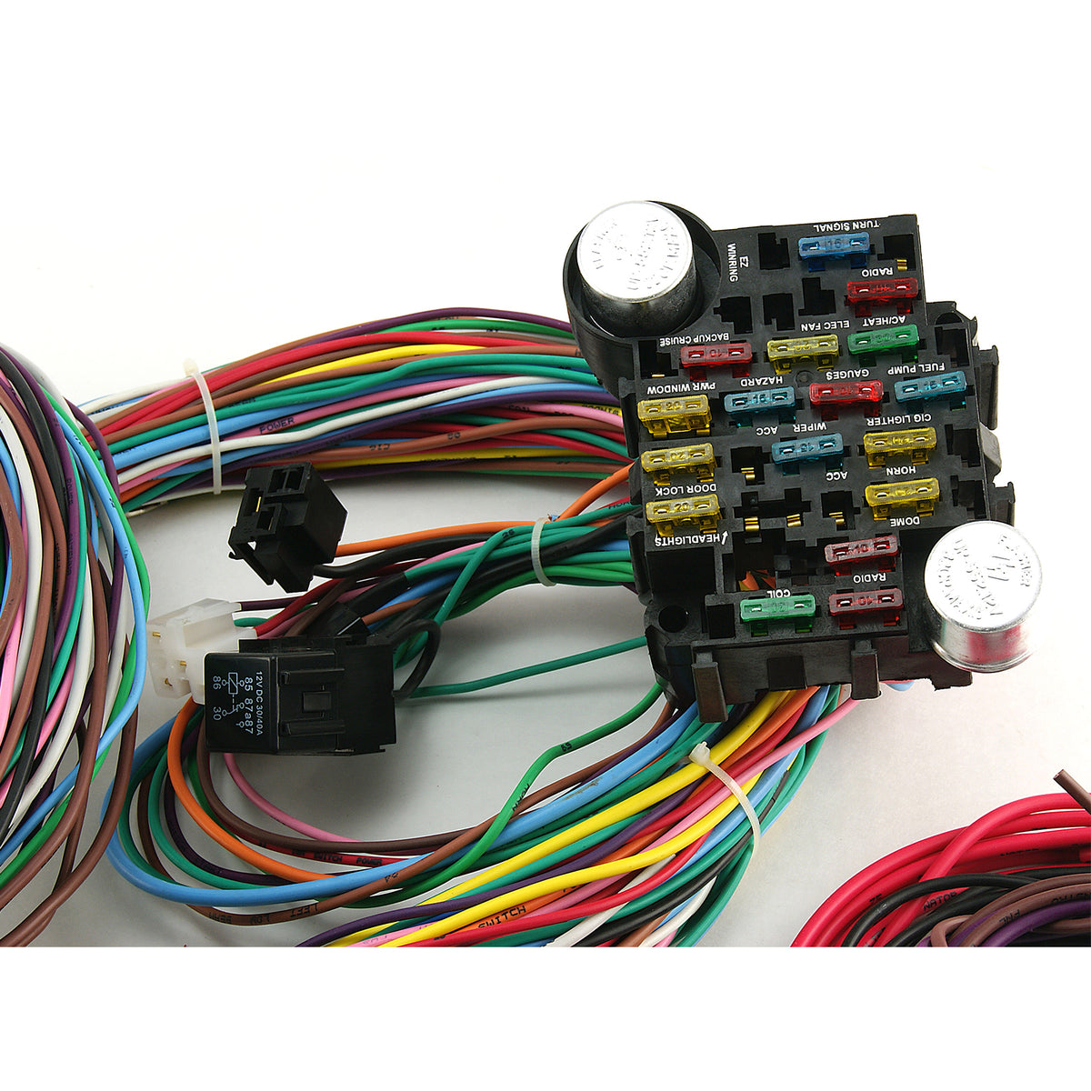 Universal 22 Circuit Wiring Harness Kit Street Rod Hot Rod Race Car