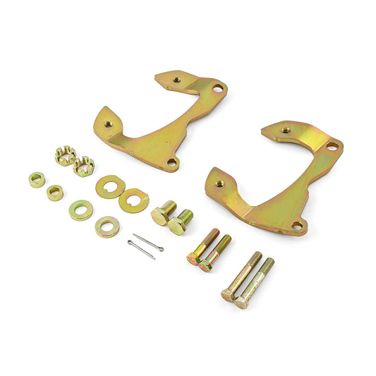 Gm 1955 1964 Chevy Full Size Front Disc Brake Caliper Bracket Kit W/ Hardware