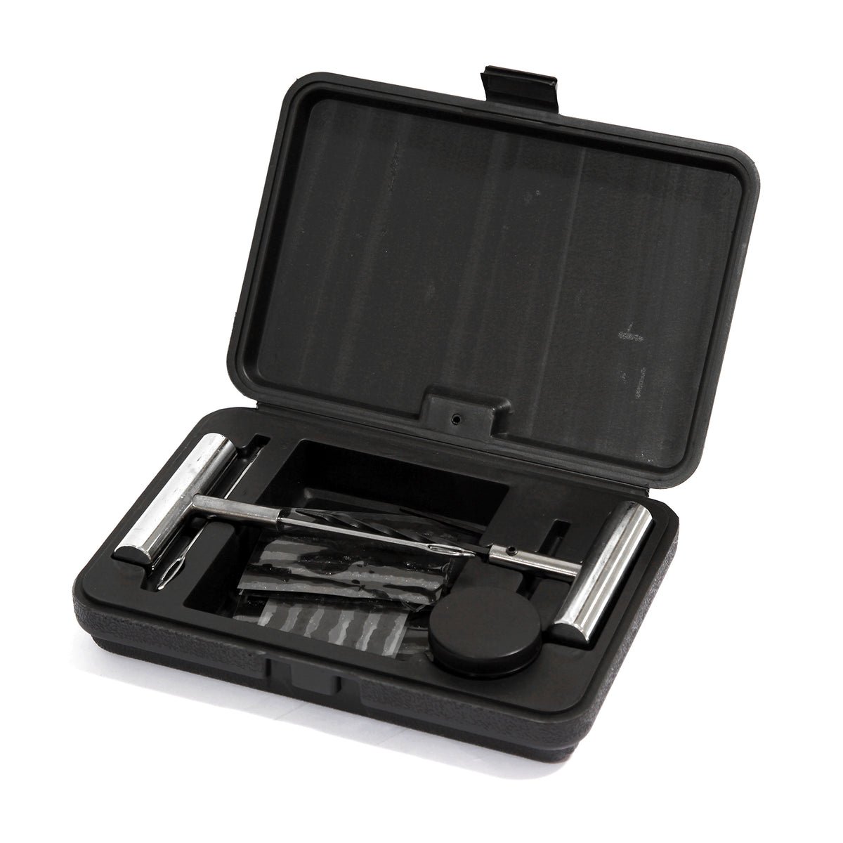 28pc Tire Puncture Repair Kit Fix Motorcycle Car Truck - Hard Case