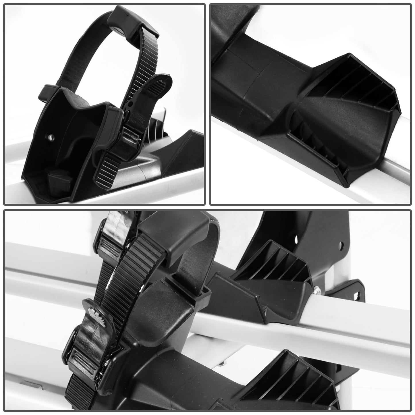 PORTAEQUIPAJE BICYCLE RACK CARRIER - REAR CAR TRAILER ARM - POWDERED COATED - UNIVERSAL