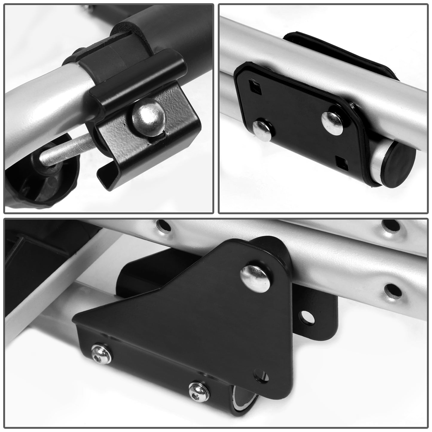 PORTAEQUIPAJE BICYCLE RACK CARRIER - REAR CAR TRAILER ARM - POWDERED COATED - UNIVERSAL