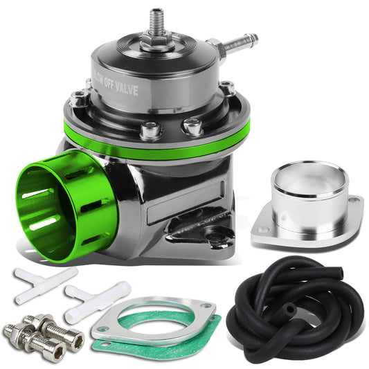 VALVULA DE ALIVIO BLOW OFF VALVE - TYPE-RS - W/ HORN - BLACK / GREEN
