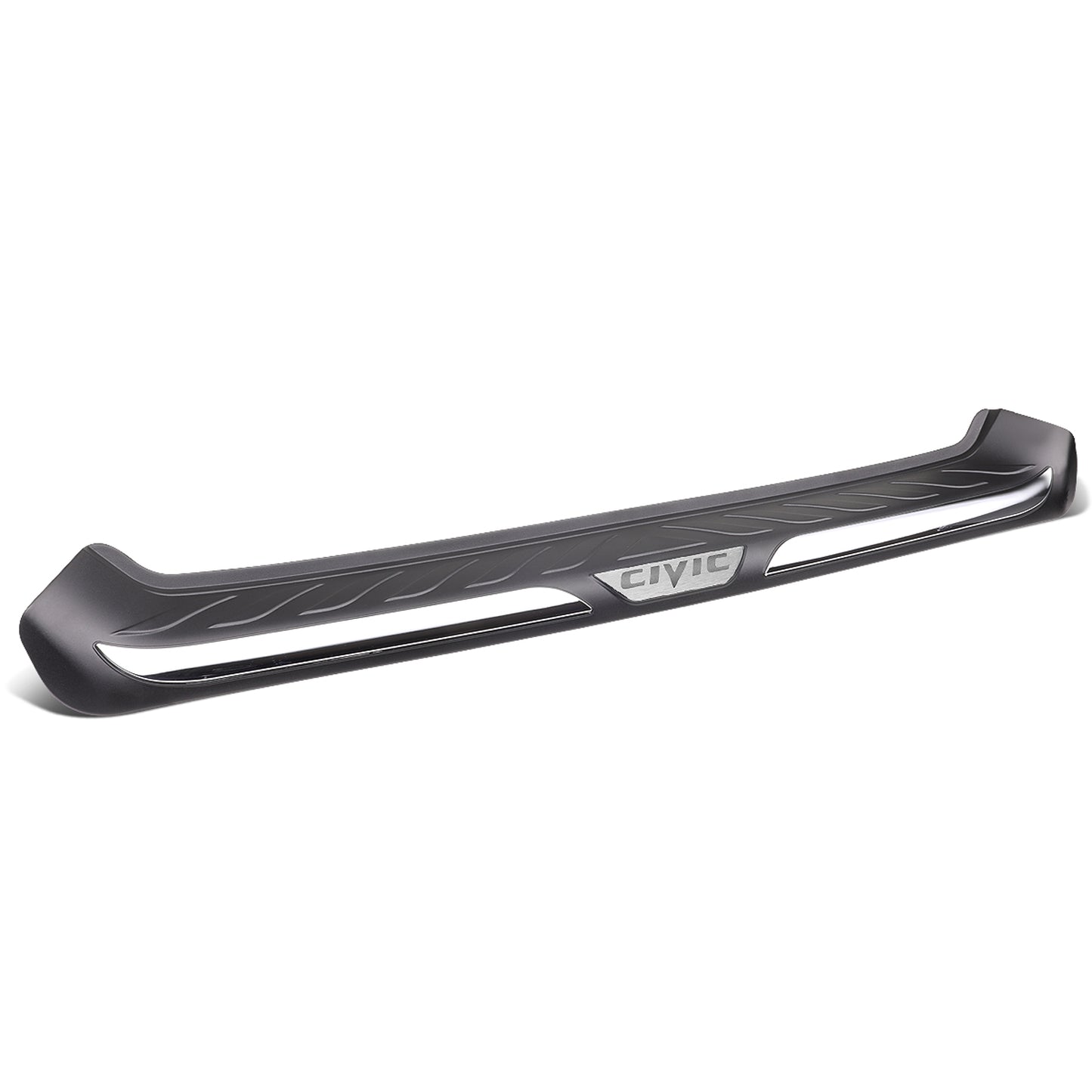 PROTECTOR PARACHOQUES BUMPER SILL - REAR - 16-17 HONDA CIVIC SEDAN - ABS PLASTIC - BLACK