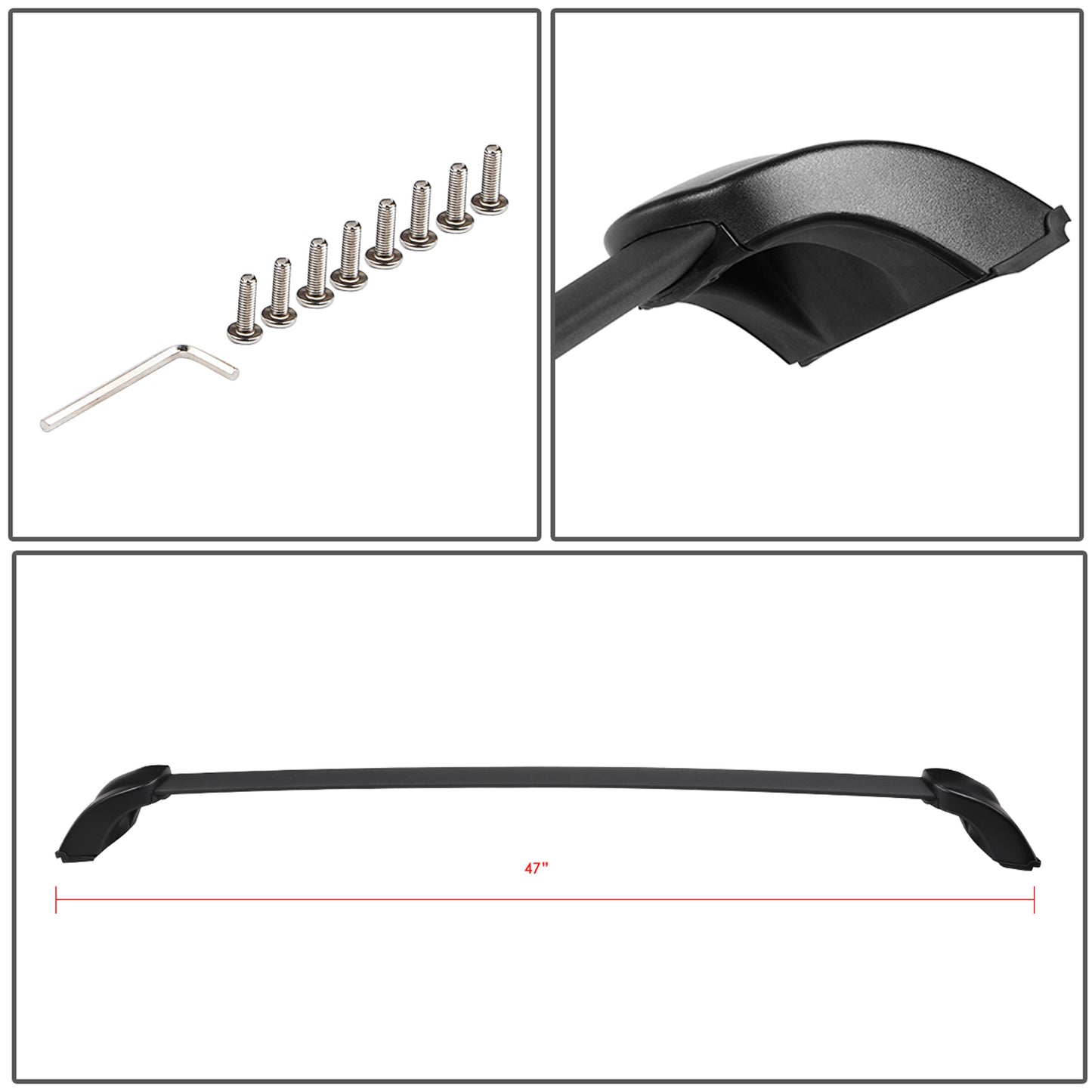 PORTAEQUIPAJE ROOF RACK CROSS BARS - ALUMINUM - 07-12 MAZDA CX-7