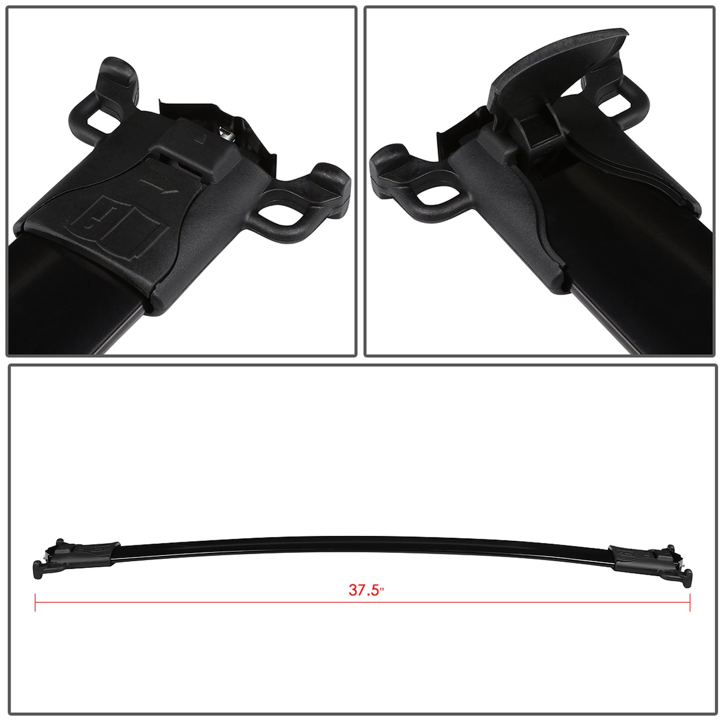 PORTAEQUIPAJE ROOF RACK CROSS BARS - ALUMINUM - 10-17 CHEVY EQUINOX - 10-17 GMC TERRAIN - ONLY FITS WITH OEM ROOF RAILS