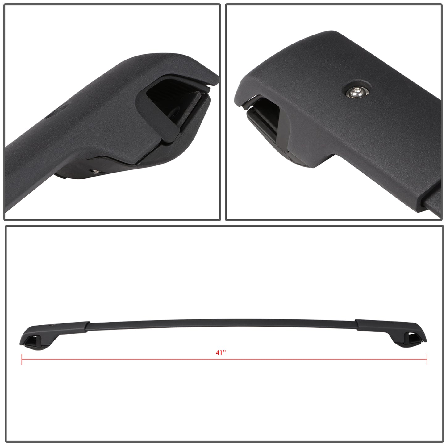 PORTAEQUIPAJE ROOF RACK CROSS BARS - ALUMINUM - 14-21 SUBARU FORESTER / 13-21 SUBARU CROSSTREK - WILL NOT FIT HYBRID MODELS / 12-21 SUBARU IMPREZA 5-DR HATCHBACK - MOUNTS ONTO OEM ROOF RAILS ONLY - CROSSTREK / IMPREZA MODELS MAY REQUIRE REMOVING RUBBER