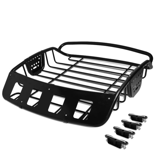 PORTAEQUIPAJE CARGO BASKET - UNIVERSAL - 39X38.5X8 - POWDERCOATED - BLACK