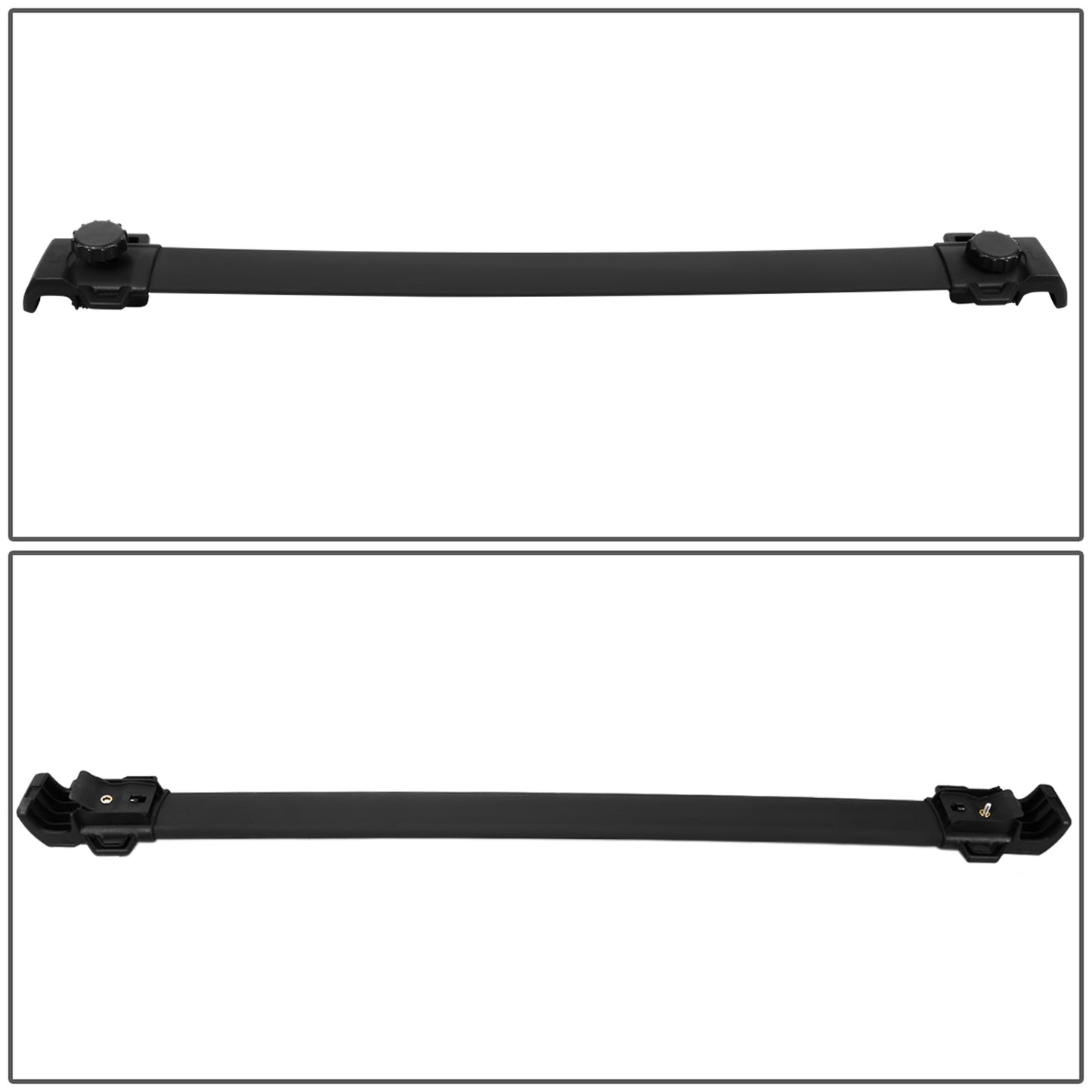 PORTAEQUIPAJE ROOF RACK CROSS BARS - ALUMINUM - 15-19 JEEP RENEGADE - BOLTS ONTO OEM ROOF RAILS ONLY