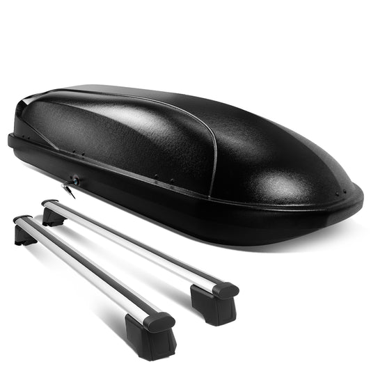 PORTAEQUIPAJE ROOF RACK CROSS BARS + CARGO ROOF BOX - 09-16 AUDI Q5 - BLACK