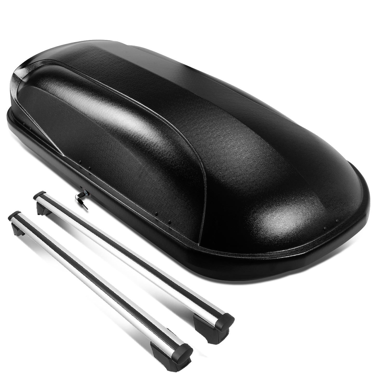 PORTAEQUIPAJE ROOF RACK CROSS BARS + CARGO ROOF BOX - 09-16 AUDI Q5 - BLACK