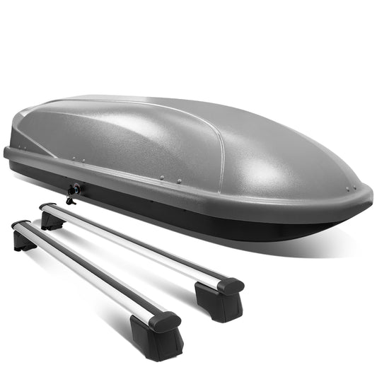 PORTAEQUIPAJE ROOF RACK CROSS BARS + CARGO ROOF BOX - 09-16 AUDI Q5 - GRAY