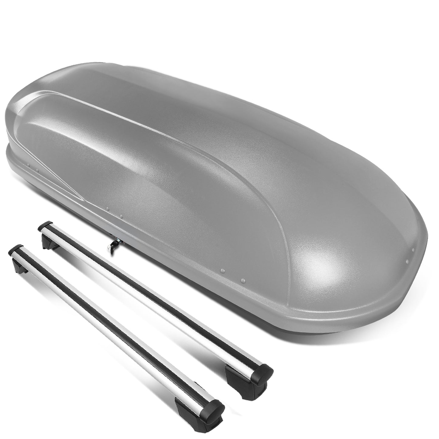 PORTAEQUIPAJE ROOF RACK CROSS BARS + CARGO ROOF BOX - 09-16 AUDI Q5 - GRAY