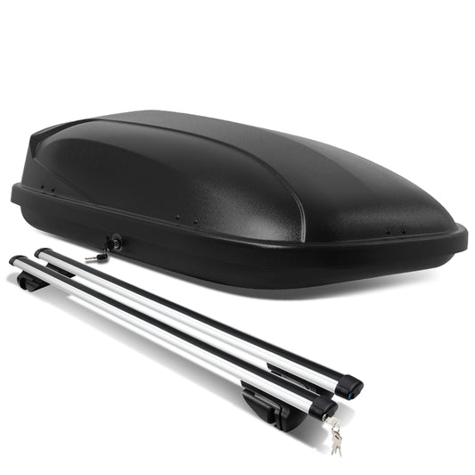 PORTAEQUIPAJE ROOF RACK CROSS BARS + CARGO ROOF BOX - 120CM - BLACK