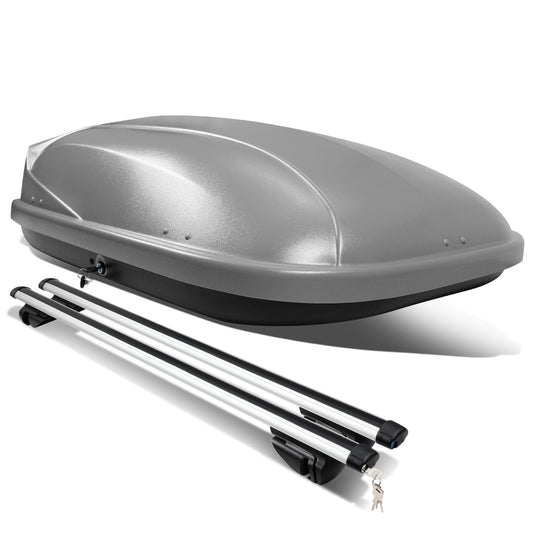 PORTAEQUIPAJE ROOF RACK CROSS BARS + CARGO ROOF BOX - 120CM - GRAY