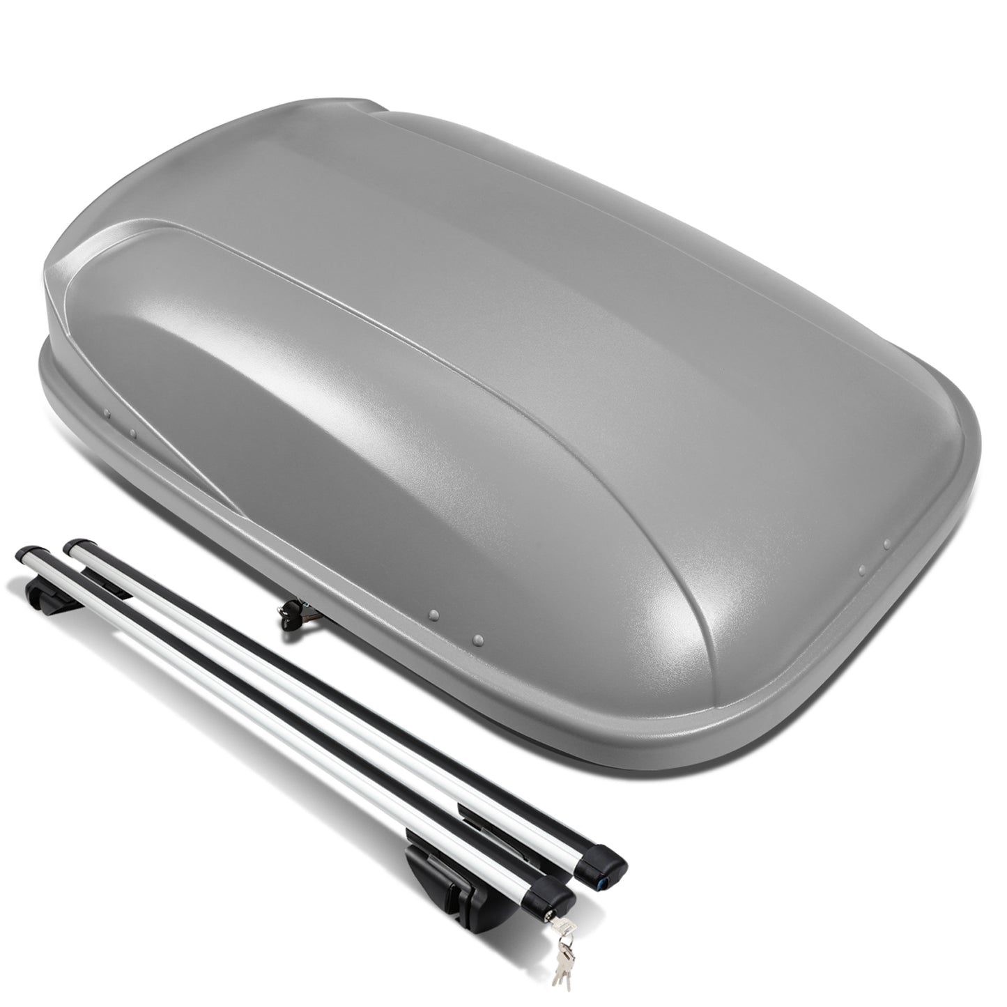 PORTAEQUIPAJE ROOF RACK CROSS BARS + CARGO ROOF BOX - 120CM - GRAY
