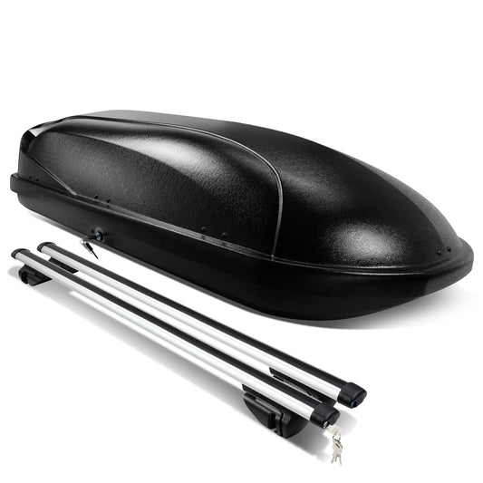 PORTAEQUIPAJE ROOF RACK CROSS BARS + CARGO ROOF BOX - 135CM - BLACK