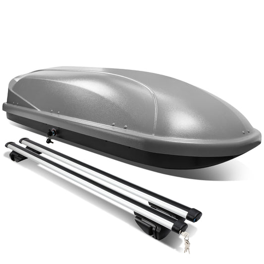 PORTAEQUIPAJE ROOF RACK CROSS BARS + CARGO ROOF BOX - 135CM - GRAY