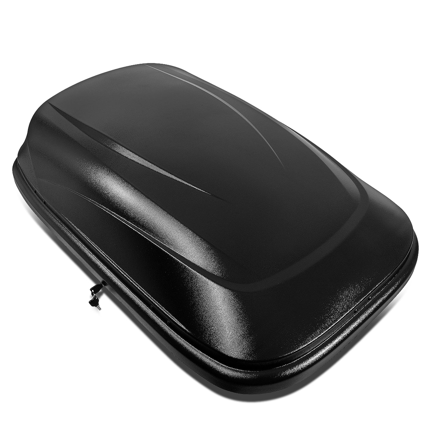 PORTAEQUIPAJE ROOF RACK CARGO ROOF BOX - UNIVERSAL - 133CM - 330L - 110 LBS - ATTACHES TO VEHICLES WITH CROSS BARS ONLY - TEXTURE BLACK