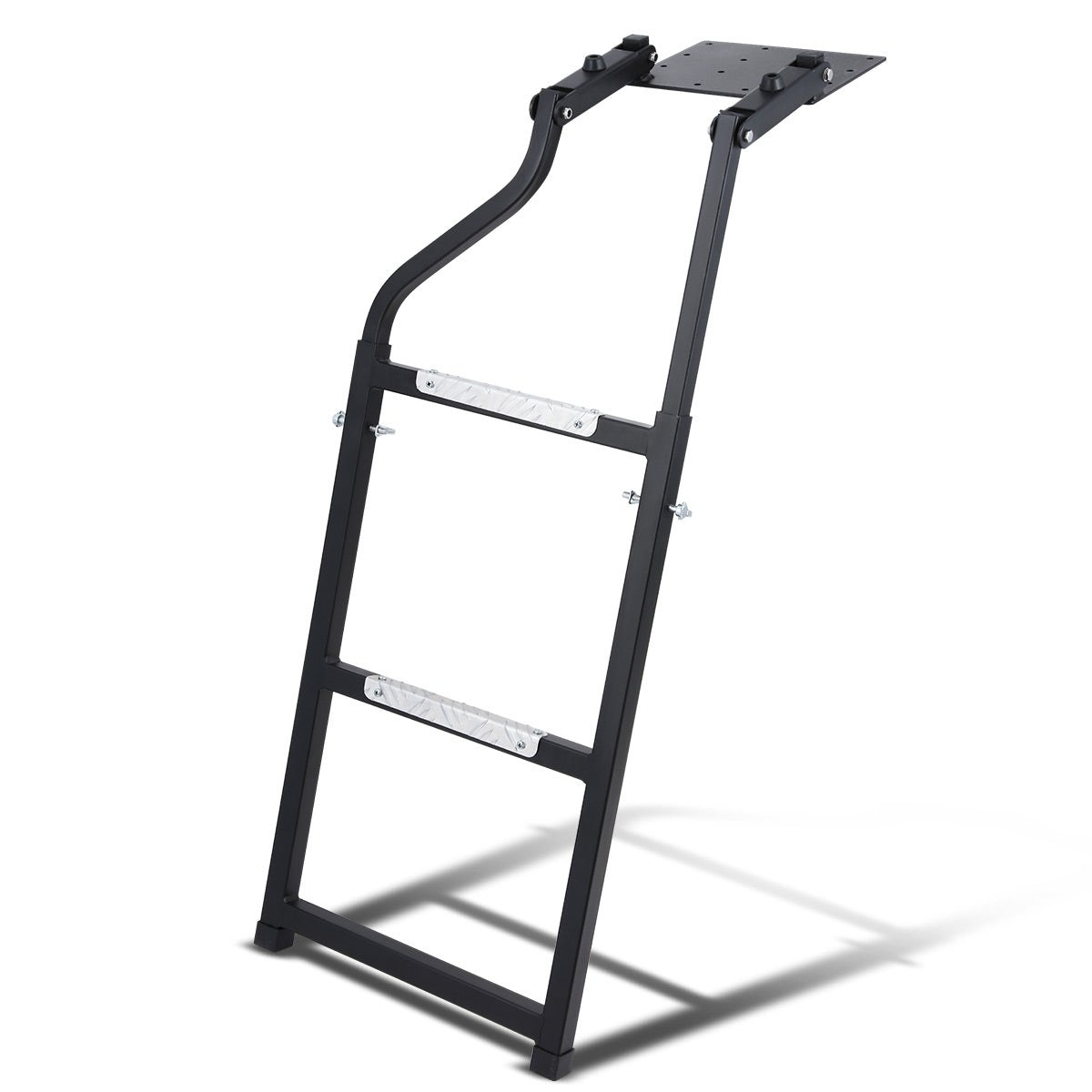 PORTAEQUIPAJE TAILGATE LADDERS - UNIVERSAL - FOLDABLE - HEAVY DUTY STEEL - POWDERCOATED BLACK