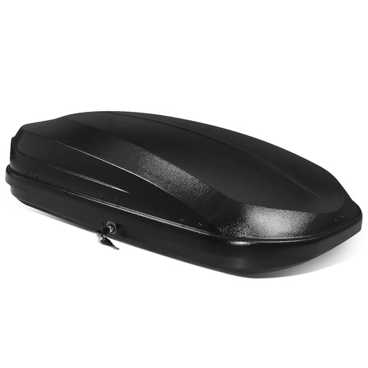 PORTAEQUIPAJE ROOF RACK CARGO ROOF BOX - UNIVERSAL - 139CM - 360L - 110 LBS - ATTACHES TO VEHICLES WITH CROSS BARS ONLY - TEXTURE BLACK