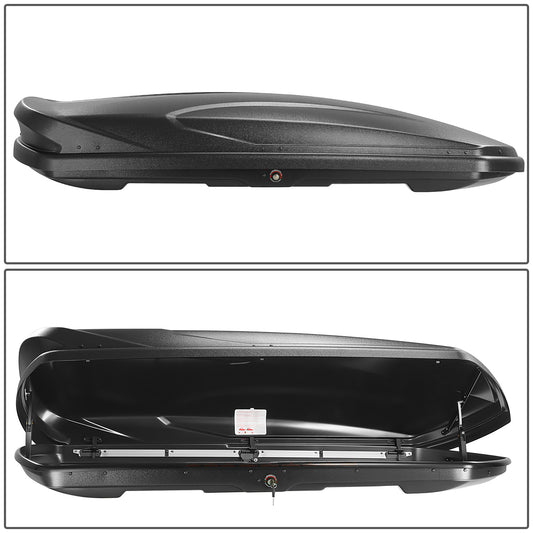 PORTAEQUIPAJE ROOF BOX - FITS VEHICLES WITH CROSS BARS - 420L 72INCH LENGTH - MATT BLACK