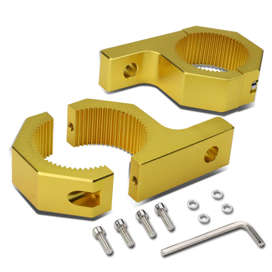 FAROS DE NIEBLA UNIVERSAL - 2" OD TUBE - ALUMINUM - GOLD