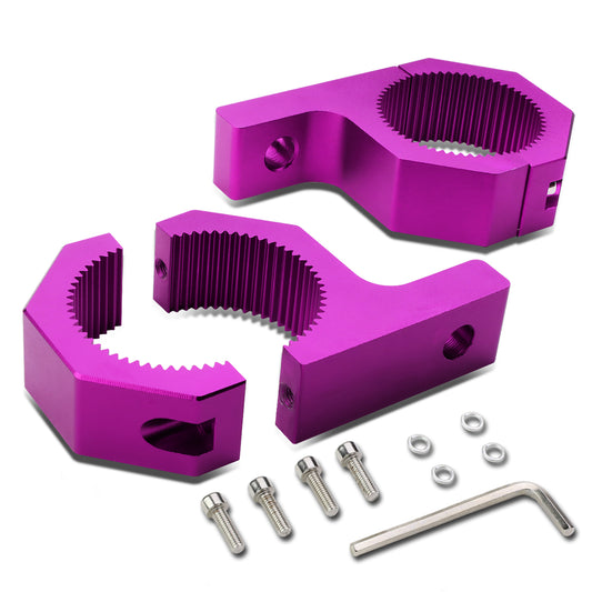 FAROS DE NIEBLA UNIVERSAL - 2" OD TUBE - ALUMINUM - PURPLE