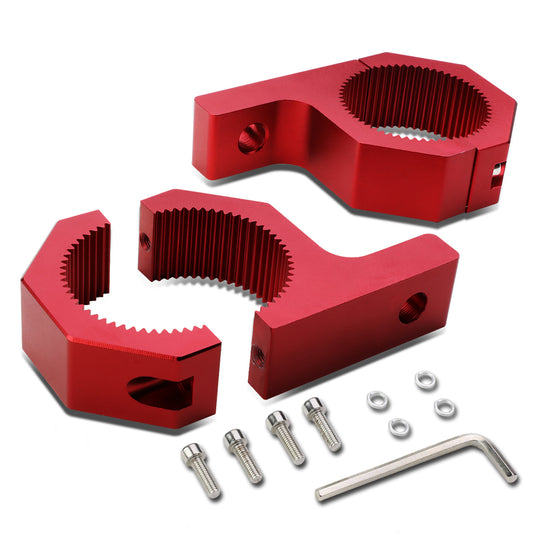 FAROS DE NIEBLA UNIVERSAL - 2" OD TUBE - ALUMINUM - RED