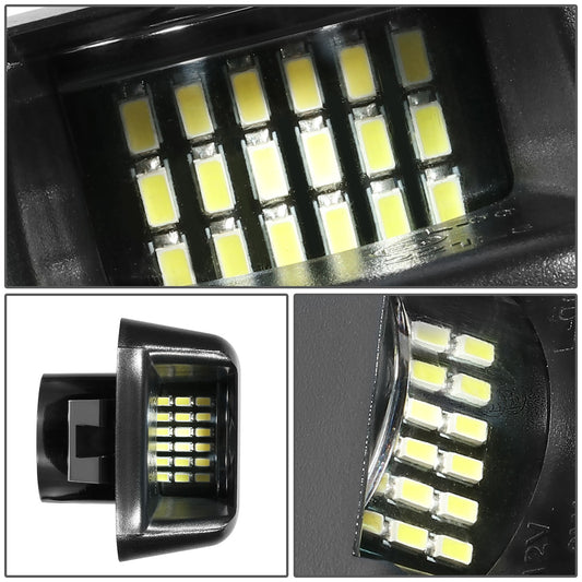 ACCESORIOS 07-15 NISSAN TITAN/07-15 NISSAN XTERRA/08-15 NISSAN ARMADA/07-19 NISSAN FRONTIER - ABS PLASTIC HOUSING / POLYCARBONATE LENS - BLACK / CLEAR