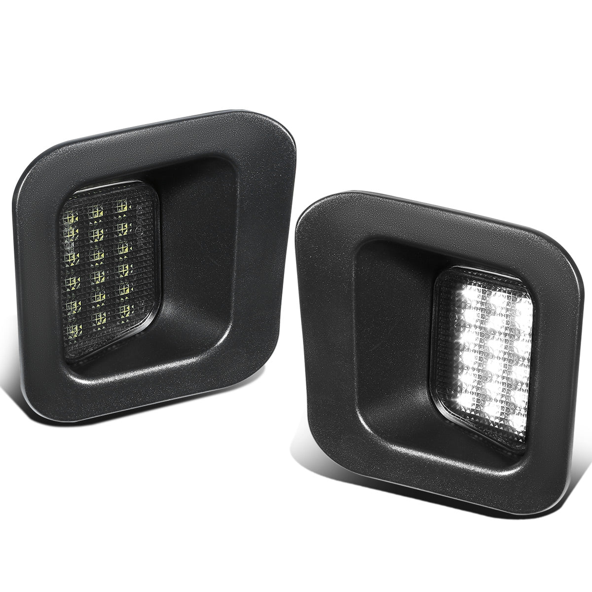 ACCESORIOS 06-10 DODGE RAM 1500/ 03-10 DODGE RAM 2500/ 03-10 DODGE RAM 3500/ 11-18 RAM 1500/19-21 RAM 1500 CLASSIC/11-18 RAM 2500/11-18 RAM 3500 - ABS PLASTIC HOUSING / POLYCARBONATE LENS - BLACK / CLEAR