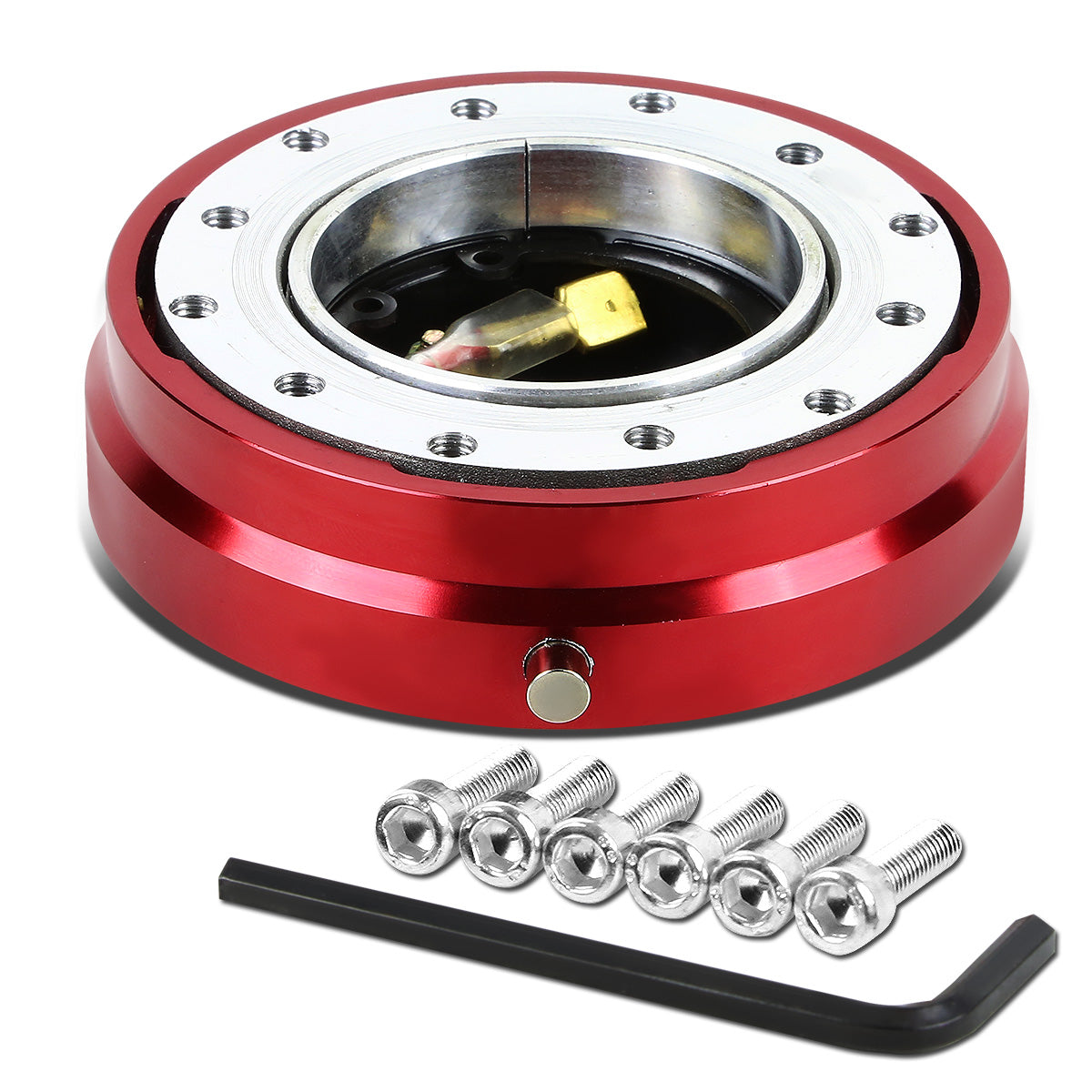 ADAPTADOR DE VOLANTE QUICK RELEASE - 2 - RED