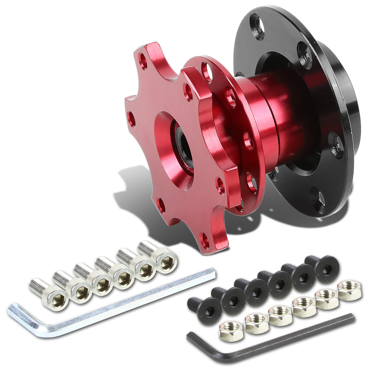 ADAPTADOR DE VOLANTE QUICK RELEASE - TYPE-2 - RED
